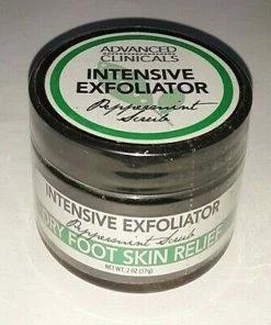 TVTimeDirect Health & Beauty Advanced Clinicals Intensive Dry Foot Exfoliator Peppermint Scrub- 1 Fl. Oz