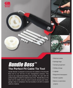 TVTimeDirect Gardner Bender BB-K01 Bundle Boss Cable Tie Bundler Tool- 100 Pack