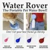 TVTimeDirect Water Rover Even Bigger 5.25 Inch Bowl And 26-Ounce Bottle, Pink Pets