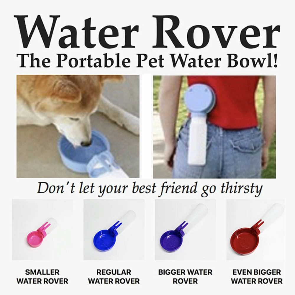 TVTimeDirect Water Rover Even Bigger 5.25 Inch Bowl And 26-Ounce Bottle, Pink Pets 3 TVTimeDirect Water Rover Even Bigger 5.25 Inch Bowl And 26-Ounce Bottle, Pink Pets