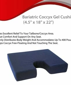 TVTimeDirect Bariatric Coccyx Gel Cushion (4.5