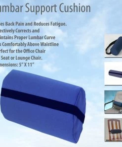TVTimeDirect Health & Beauty Lumbar Support Cushion (Lumbar Roll)(5" X 11")