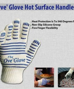 TVTimeDirect Ove' Glove Hot Surface Handler For The Kitchen Barbeque Car Repair Hot Objects (Pack Of 2)