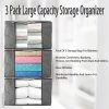 TVTimeDirect 3 Pack Large Capacity Storage Organizer