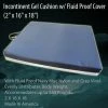 TVTimeDirect Incontinent Gel Cushion W/ Fluid Proof Cover (2" X 16" X 18")