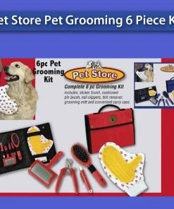 TVTimeDirect Pet Store Pet Grooming 6 Piece Kit (BLUE)