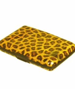 TVTimeDirect Hard Case Leopard Wallet Clothing & Accessories