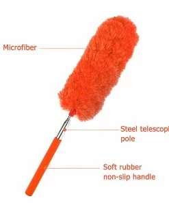 TVTimeDirect Telescoping Small Microfiber Duster - Single - Pink