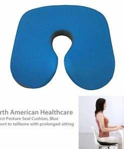TVTimeDirect North American Healthcare Perfect Posture Seat Cushion, Blue