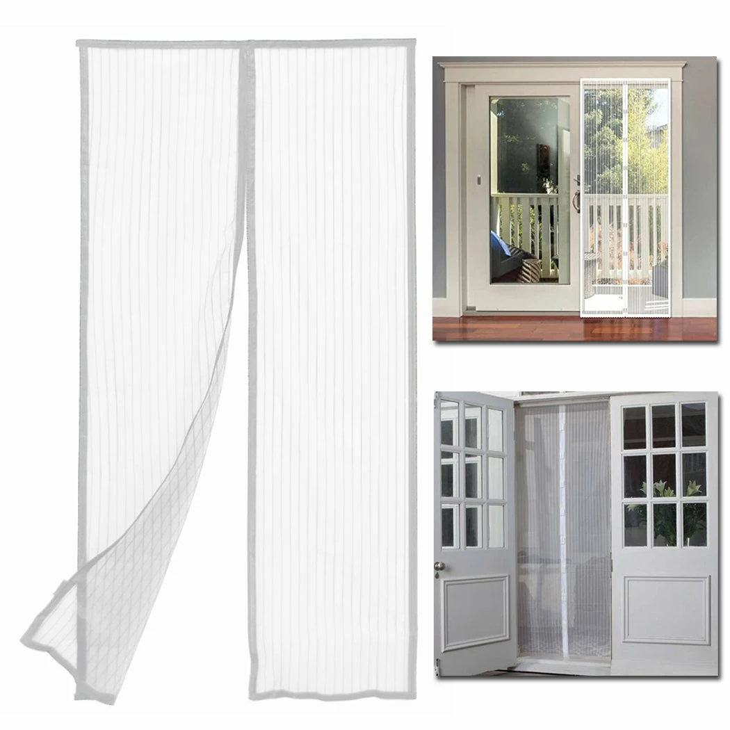 TVTimeDirect Kole Magnetic Screen Door - White (OF984) Houseware 3 TVTimeDirect Kole Magnetic Screen Door - White (OF984) Houseware