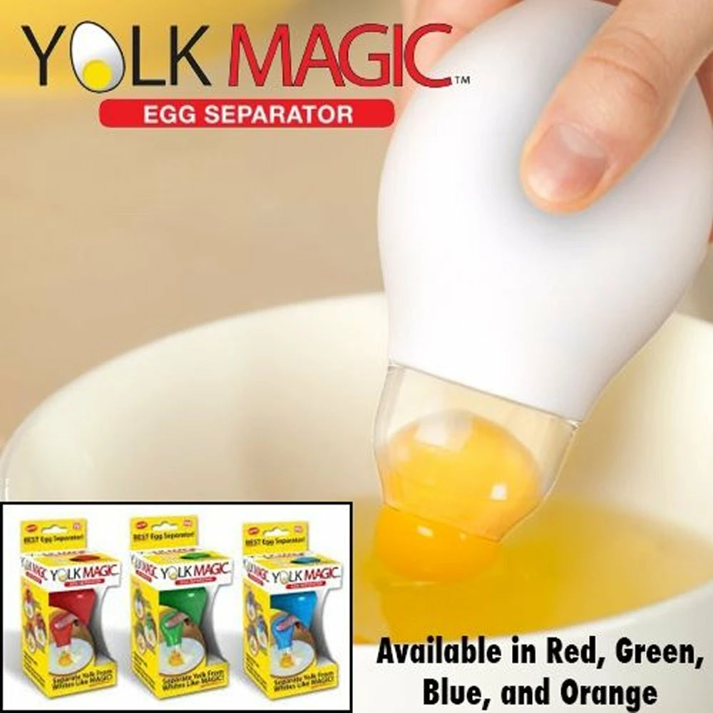 TVTimeDirect Yolk Magic Egg Separator- Kitchen Baking Filter Yolk White Separator Tool 3 TVTimeDirect Yolk Magic Egg Separator- Kitchen Baking Filter Yolk White Separator Tool
