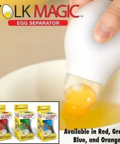 TVTimeDirect Yolk Magic Egg Separator- Kitchen Baking Filter Yolk White Separator