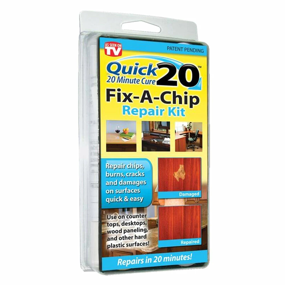 TVTimeDirect Quick 20 No Heat Fix-A-Chip Repair Kit 4 TVTimeDirect Quick 20 No Heat Fix-A-Chip Repair Kit