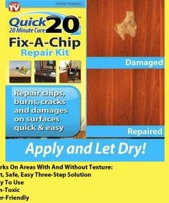 TVTimeDirect Quick 20 No Heat Fix-A-Chip Repair Kit