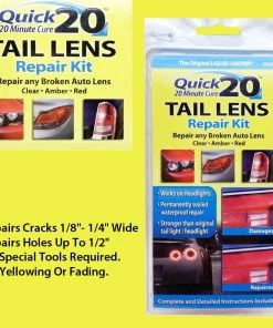 TVTimeDirect Liquid Leather Headlight & Tail Light Lens Repair Kit (20-901) Automotive
