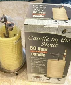 TVTimeDirect Candle By The Hour - 80 Hour-Copper Base- Citronella (20559BC) Candles