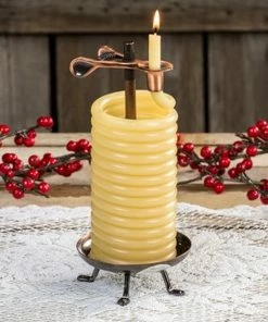 TVTimeDirect Candle By The Hour - 80 Hour-Copper Base- Citronella (20559BC) Candles