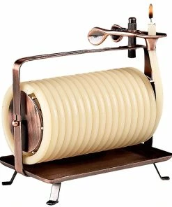 TVTimeDirect Candle By The Hour - 48 Hour Horizontal With Copper Base (20618B) Candles