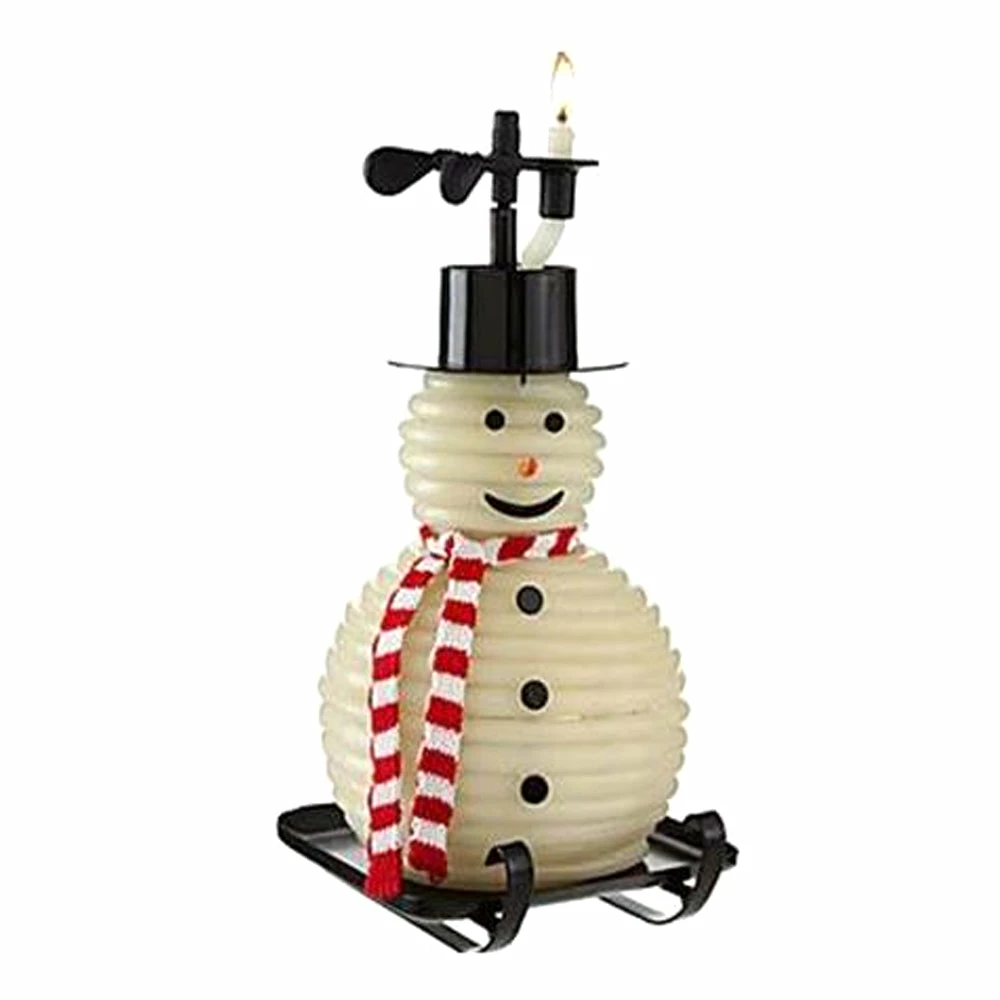 TVTimeDirect Candle By The Hour - 100 Hour Snowman Black Base (20657B) Black Base Candles 4 TVTimeDirect Candle By The Hour - 100 Hour Snowman Black Base (20657B) Black Base Candles