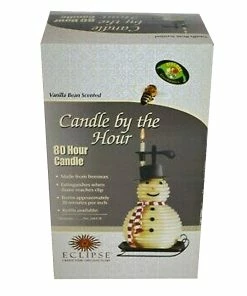 TVTimeDirect Candle By The Hour - 100 Hour Snowman Black Base (20657B) Black Base Candles 7 TVTimeDirect Candle By The Hour - 100 Hour Snowman Black Base (20657B) Black Base Candles