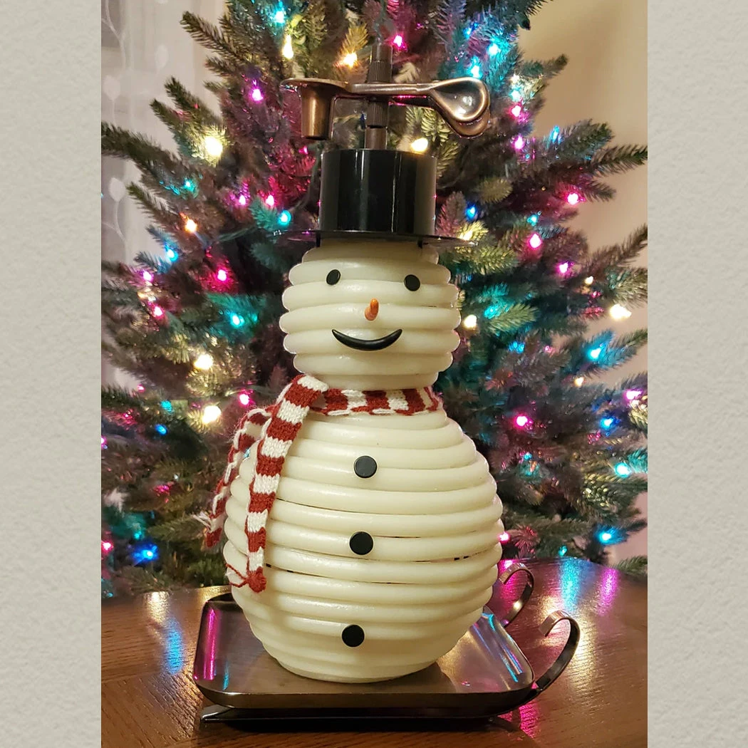 TVTimeDirect Candles Candle By The Hour - 100 Hour Snowman Copper Base (20657BP) 4 TVTimeDirect Candles Candle By The Hour - 100 Hour Snowman Copper Base (20657BP)
