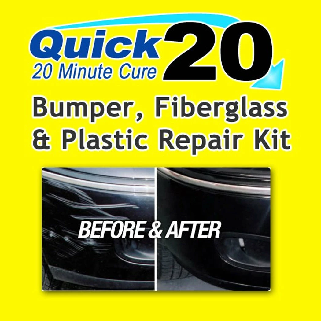 TVTimeDirect Automotive Quick 20 Bumper, Fiberglass & Plastic Repair Kit 4 TVTimeDirect Automotive Quick 20 Bumper, Fiberglass & Plastic Repair Kit