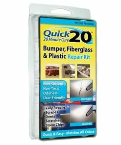 TVTimeDirect Quick 20 Bumper, Fiberglass & Plastic Repair Kit - Black - (20-902B)