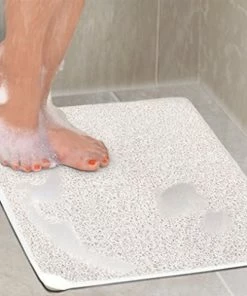 TVTimeDirect Non-Slip Hydro Rug - For Shower Or Bath (29.5 X 17.25) Bed & Bath