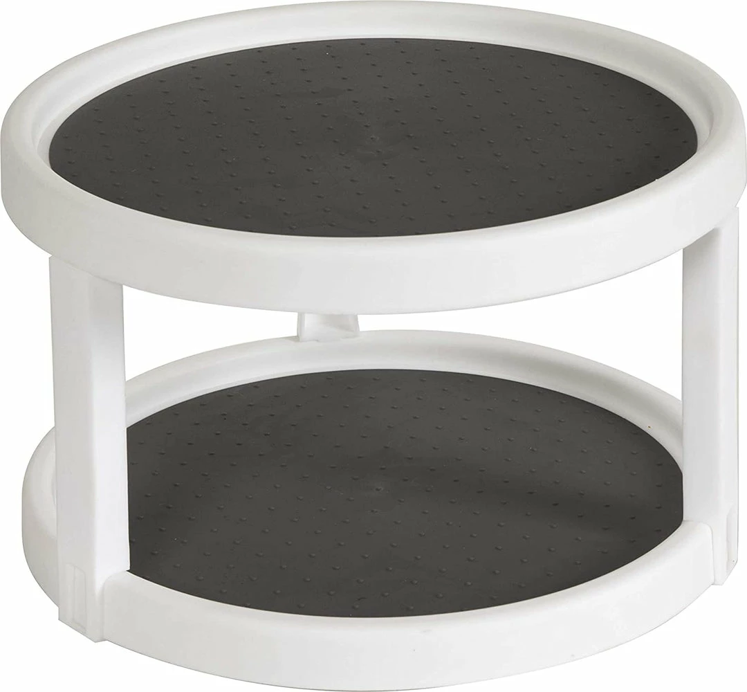 TVTimeDirect Kitchen Two-Level Turntable Spice Storage Rack 4 TVTimeDirect Kitchen Two-Level Turntable Spice Storage Rack