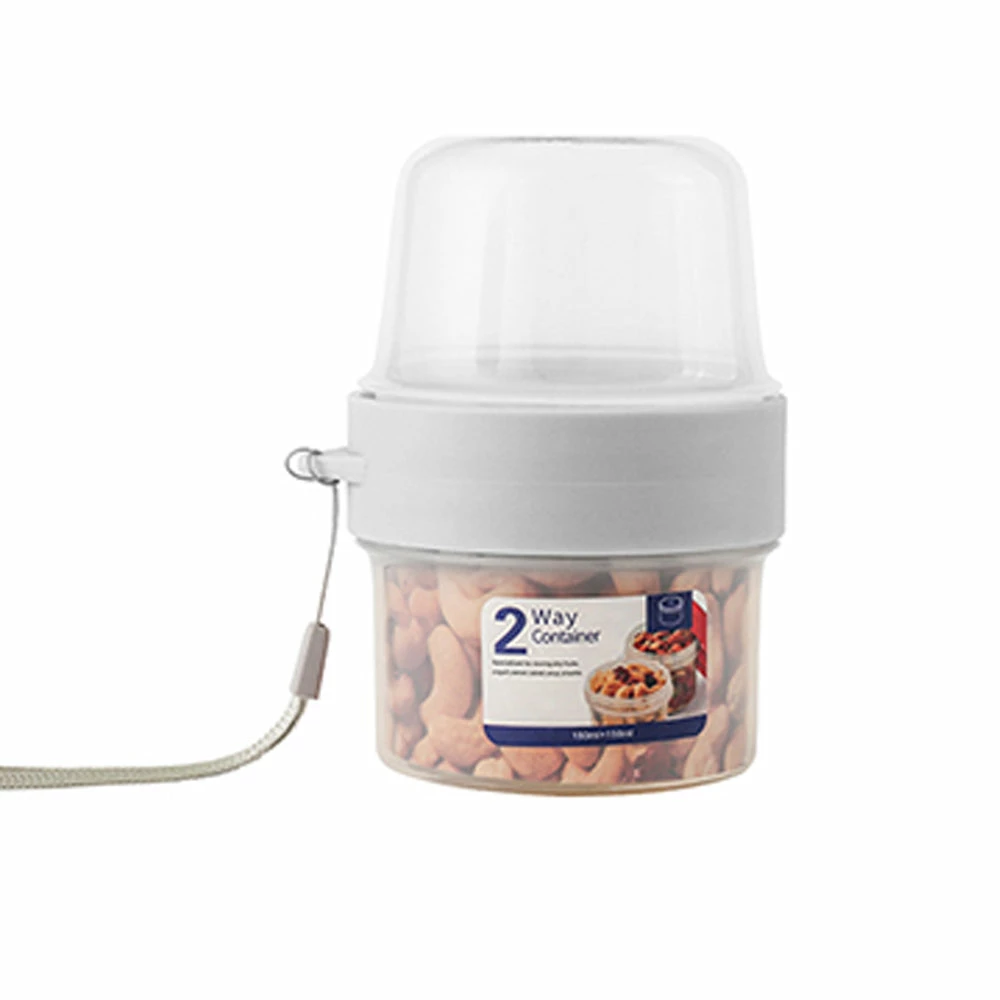 TVTimeDirect 2-Way Container For Salads, Sauces, Fruits And Snacks- 150mL Kitchen 4 TVTimeDirect 2-Way Container For Salads, Sauces, Fruits And Snacks- 150mL Kitchen