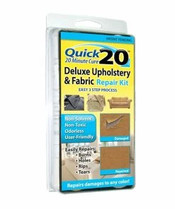 TVTimeDirect Quick 20 Deluxe Leather, Vinyl & Fabric Repair Kit - No Heat