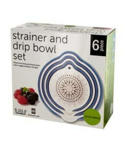 TVTimeDirect Strainer And Drip Bowl Set, Regular