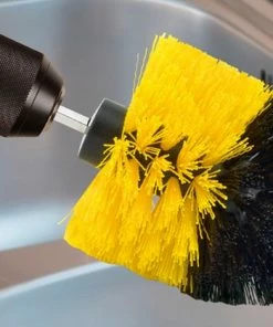 TVTimeDirect Houseware 3-Pc Drill Brush Set - Power Scrubber