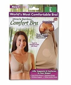 TVTimeDirect Miracle Bamboo Comfort Bra - Nude - XL (Bust 40-43)
