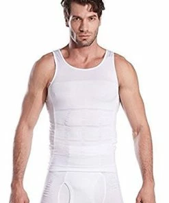 TVTimeDirect Slimming Tees- Men's Instant Body Shaper (Small) Clothing & Accessories