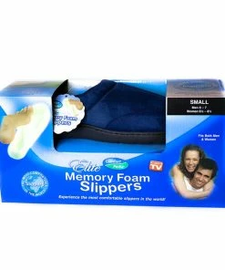 TVTimeDirect Elite Comfort Pedic Memory Foam Slippers- Large (M 9-10 /W 11-12) Clothing & Accessories