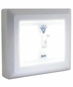 TVTimeDirect Precise Impact Cob Led High Power Switch Light Peel-And-Stick Houseware