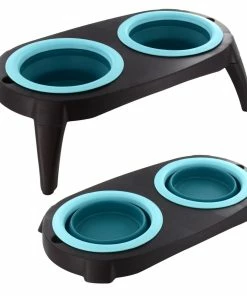 TVTimeDirect Pets Collapsible Pet Feeder
