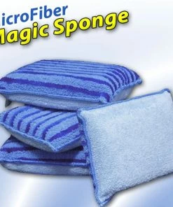 TVTimeDirect Houseware Magic Microfiber Sponges (4 Pack)