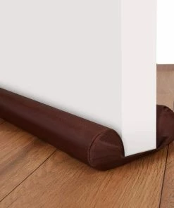 TVTimeDirect Twin Draft Guard For Doors & Windows - Brown Houseware