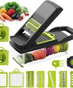 TVTimeDirect Kitchen Vegetable Chopper Multi-functional One Piece Vegetable Cutter