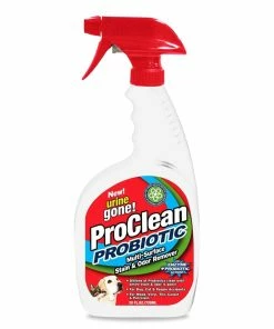 TVTimeDirect Pets Urine Gone ProClean Stain And Odor Remover With Black Light, 20 Fl Oz