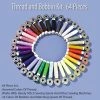 TVTimeDirect Houseware Thread And Bobbin Kit- 64 Pieces