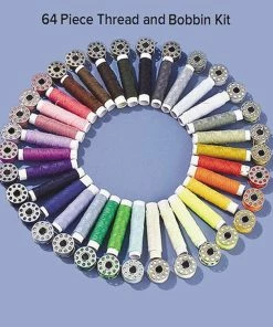 TVTimeDirect Houseware Thread And Bobbin Kit- 64 Pieces 5 TVTimeDirect Houseware Thread And Bobbin Kit- 64 Pieces