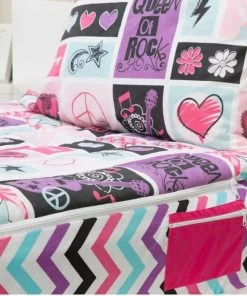 TVTimeDirect Outdoor & Garden As Seen On TV ZIPIT Bedding Set, Rock Princess(Twin) 11 TVTimeDirect Outdoor & Garden As Seen On TV ZIPIT Bedding Set, Rock Princess(Twin)
