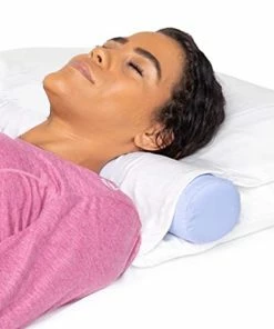 TVTimeDirect Cervical Pillow W/ Blue Cover (6