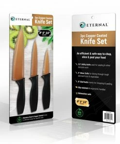 TVTimeDirect Kitchen Eternal Copper Coated Knife Set