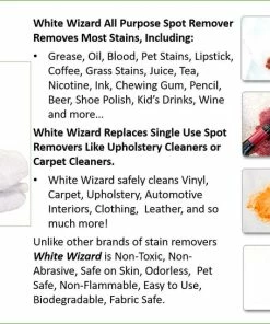 TVTimeDirect White Wizard All Purpose Stain Remover - 10 Fl. Oz.