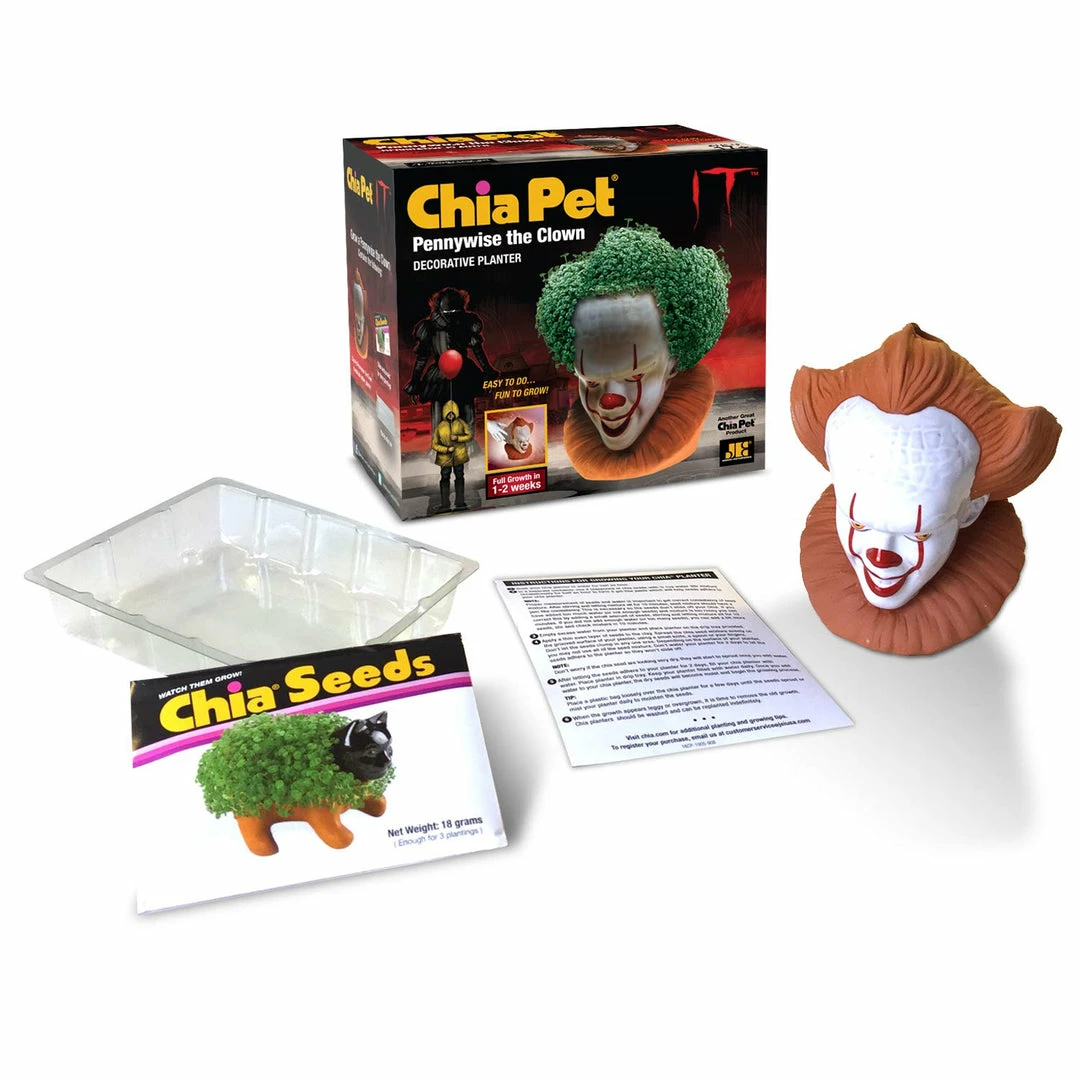 TVTimeDirect Chia Pet Planter - Pennywise The Clown 5 TVTimeDirect Chia Pet Planter - Pennywise The Clown