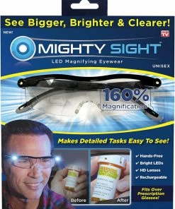 TVTimeDirect Lighted Sight LED Magnifying Eyeglasses